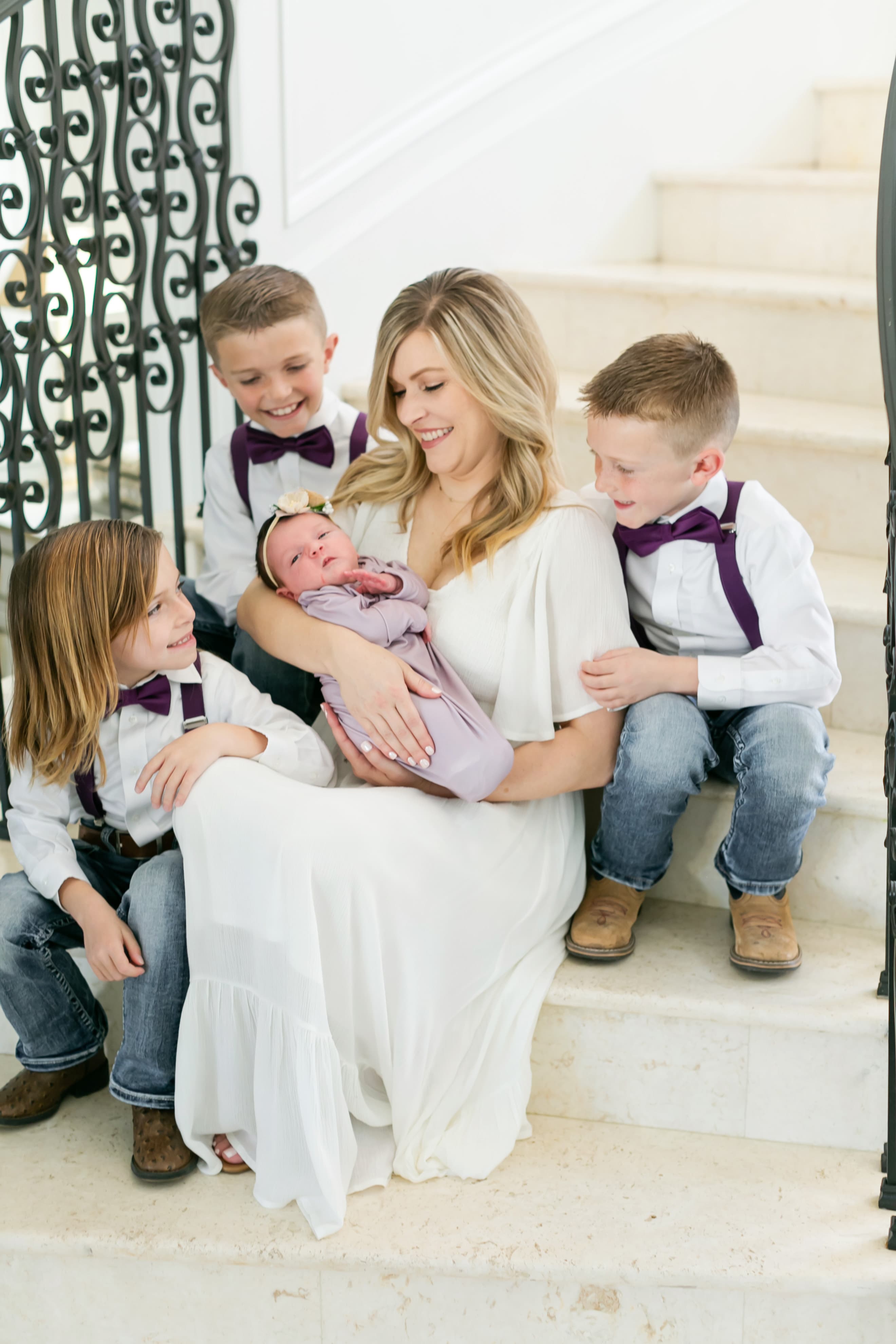 Amber and family outdoors